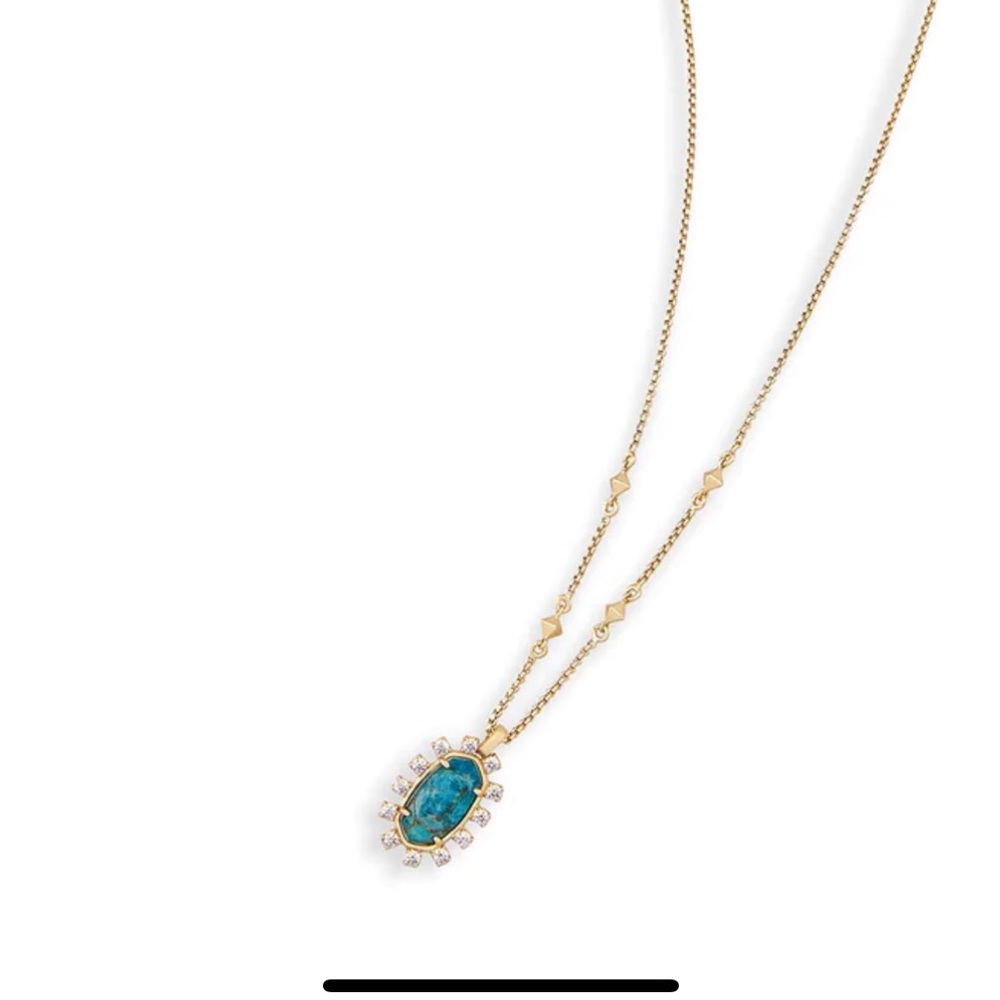 Kendra Scott Necklace Aqua Apatite - Picture 7 of 7